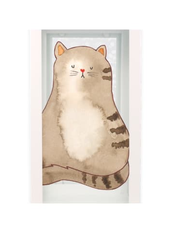 Mr. & Mrs. Panda Laterne Katze Sitzen ohne Spruch in Transparent