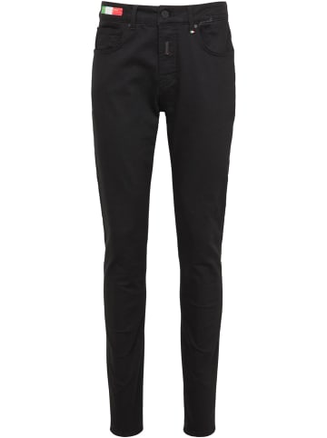 Carlo Colucci 5-Pocket-Jeans Cazzato in Schwarz