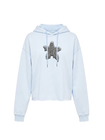 myMo ROCKS Women Hoodie in Blue