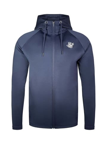 SikSilk Sweatjacke Essentials Poly FullZip in Navy