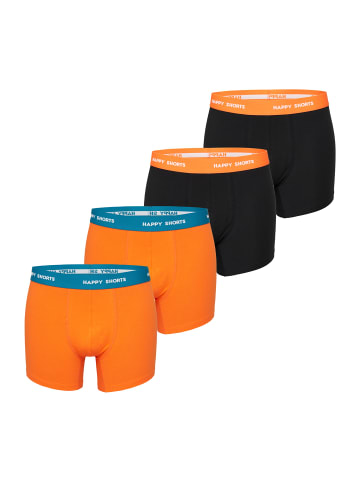 Happy Shorts Retro Pants Jersey in orange/black