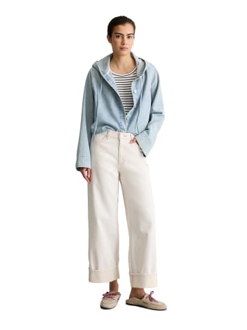 Marc O'Polo DENIM Kapuzen-Jeansbluse relaxed in Light Blue