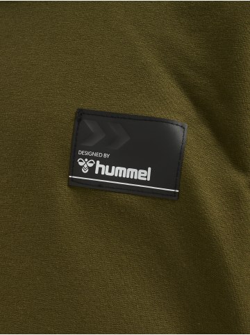 Hummel Hoodie Hmledward Hoodie in DARK OLIVE