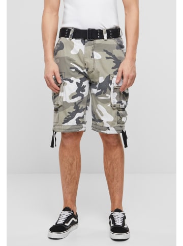 Brandit Cargo Shorts in snowcamo