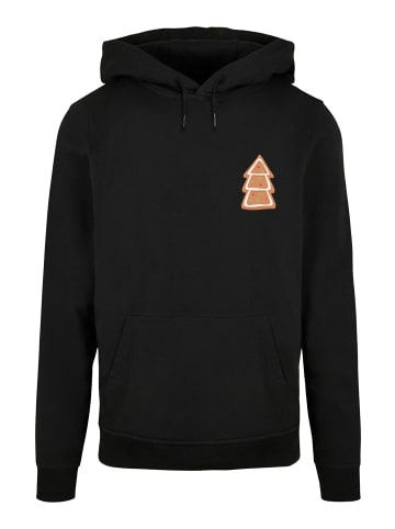 F4NT4STIC Basic Hoodie Gingerbread Lebkuchen Tree in schwarz