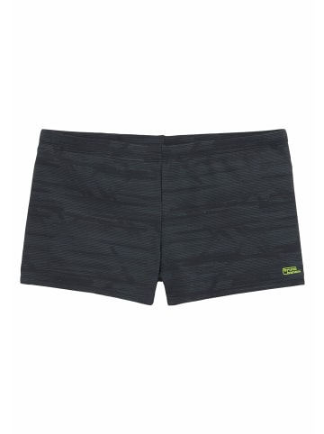 Bruno Banani Boxer-Badehose in schwarz-grau