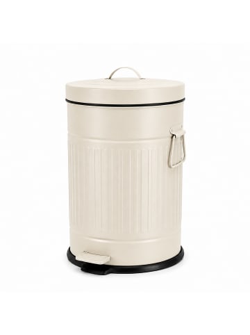 relaxdays Mülleimer in Beige - 20 Liter