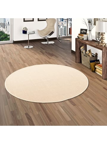 Snapstyle Sisal Teppich Klassisch Rund in creme