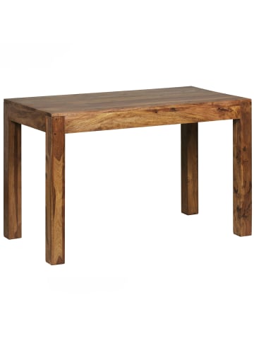 KADIMA DESIGN Esstisch Massivholz Sheesham, Handgefertigt, Holztisch, Küche in Braun