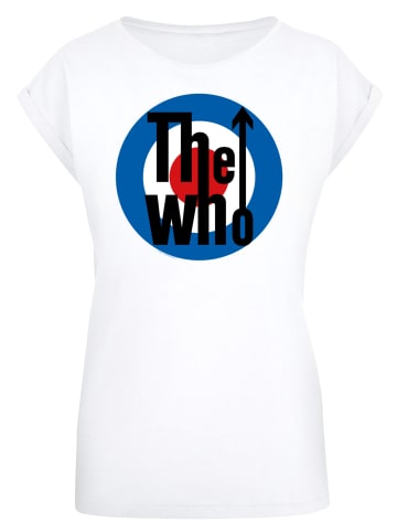 F4NT4STIC Extended Shoulder T-Shirt The Who Target Classic in weiß