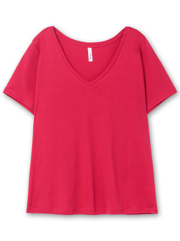 sheego T-Shirt in sorbet pink