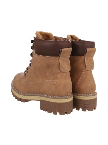 Ital-Design Stiefelette in Camel