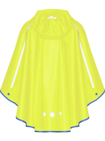 Playshoes Kinder Regenjacke "Regenponcho faltbar" in Gelb