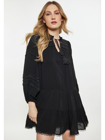 DreiMaster Vintage Damen Kleid in Schwarz