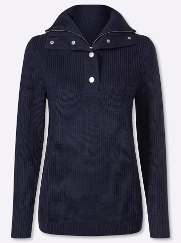 Sieh an! Troyer-Pullover in marine