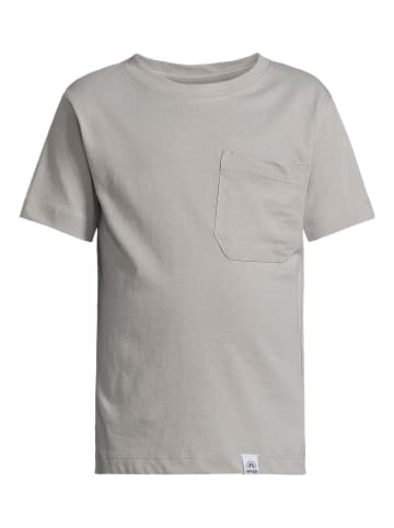 New Life T-Shirt TEE - CREW NECK PATCH POCKET in grau