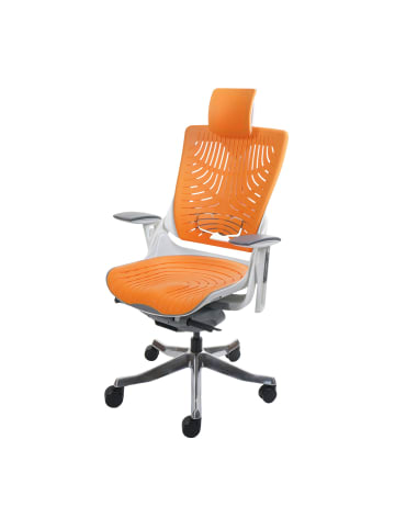 MCW Bürostuhl Hartschale ergonomisch, Orange