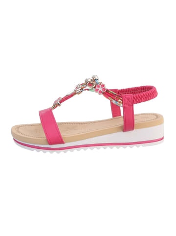 Ital-Design Sandale & Sandalette in Pink