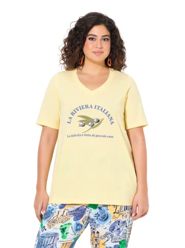 Ulla Popken Shirt in sorbet gelb