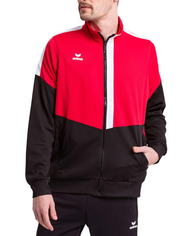 erima Squad Worker Jacke in rot/schwarz/weiss