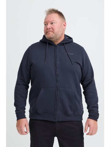 BLEND Sweatshirt BHDOWNTON FULLZIP SWEAT in Blau