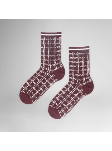 Hudson Socken Chain Fashion in deep red
