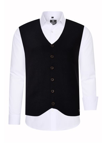 Rusty Neal Hemd mit Weste 2er Set in Weiß