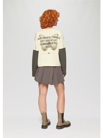 QS T-Shirt in 05D0_ecru