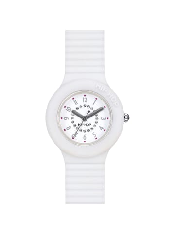 Hip Hop Analoguhr numbers collection weiss