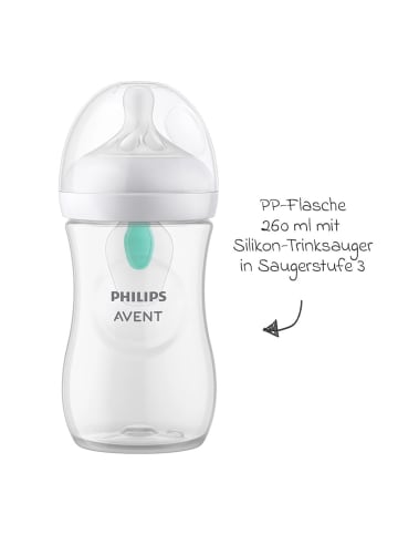 Philips Avent PP-Flasche Natural Response 260ml mit AirFree in weiss