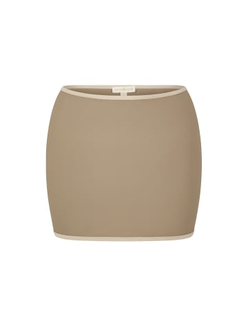 Moda Minx Strand-Minirock in Stone