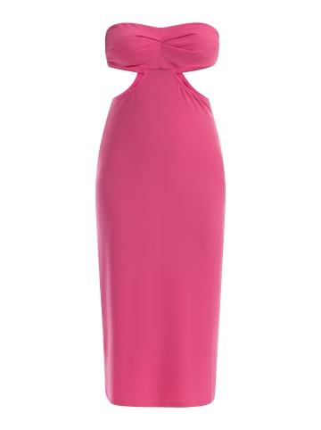 faina Midikleid Mit Cut-Outs in Pink