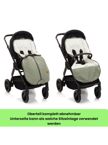 fillikid Sommerfußsack Light Big 100x50 cm Exklusiv in Salbei