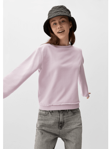 QS Sweatshirt langarm in Pink