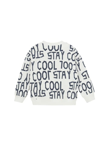 Minymo Sweater MISweatshirt LS AOP in Weiß