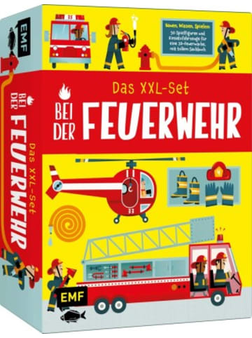 Michael Fischer Buch - Das XXL-Set - Bauen, Wissen, Spielen:  Bei der Feuerwehr