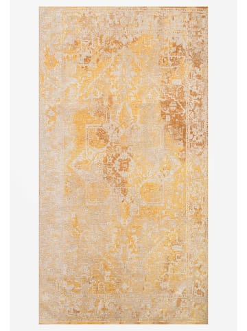 lola & moi Teppich Golden Wall in gold