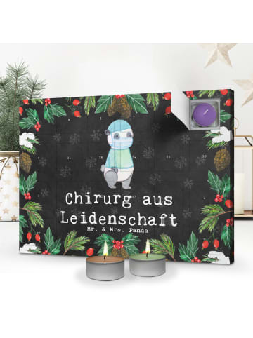 Mr. & Mrs. Panda Adventskalender Chirurg Leidenschaft mit Spruch in Kreidetafel