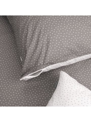Schiesser Renforcé Bettwäscheset Millie in Grau und Weiß