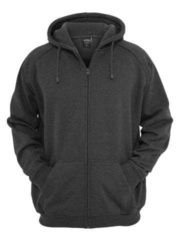 Urban Classics Zip-Kapuzenpullover in charcoal