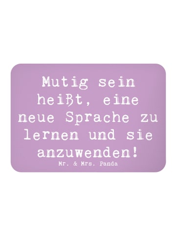 Mr. & Mrs. Panda haftmagnet Spruch Sprachen Lernen und Anwenden ... in Lavendeltraum
