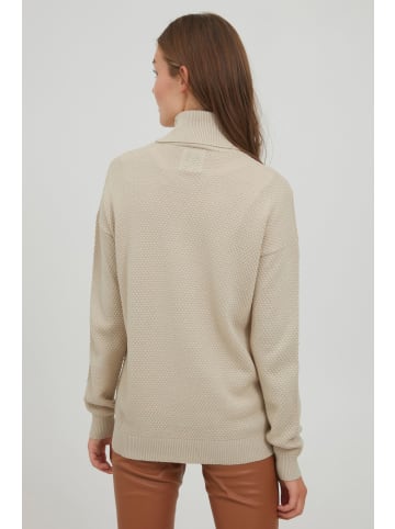Oxmo Rollkragenpullover OXSina in Grau