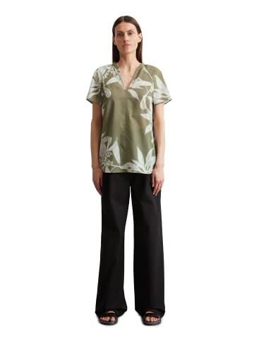 Marc O'Polo Print-Blusen-Shirt regular in Medium Green