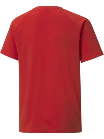 Puma Sportshirt "TeamLIGA Striped Jersey Jr" in Rot