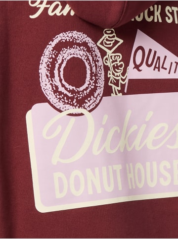 Dickies Pullover Donut House in bordeaux - 0002