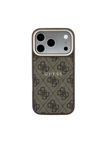 Guess Guess Embossed 4G kompatibel mit iPhone 18 Pro Max und 17 Pro in Braun