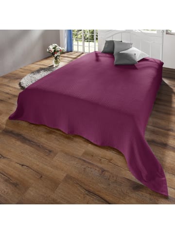 Erwin Müller Baumwolle Sommerdecke Siena in beere