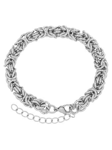 Steel_Art Armband Damen Amber silberfarben in silberfarben poliert