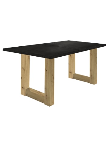 58 aufm Kessel ESSTISCH ausziehbar Eila 1 140 x 90 x 75 Esszimmertisch Asteiche/Schwarzstahl