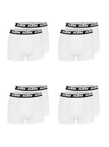 KTM Boxershorts 8er Pack Boxer Man Cotton in White